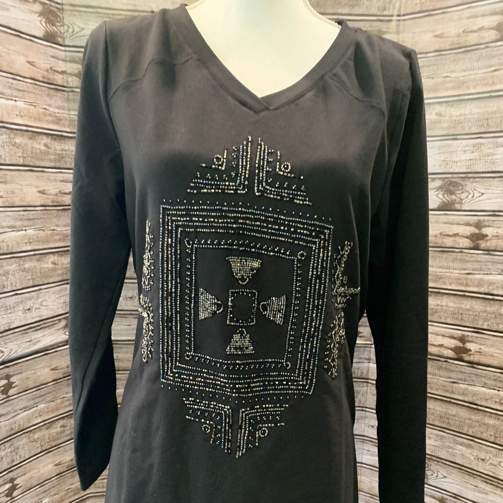 🌸SUSAN GRAVER Artisan Long Sleeve T-Shirt - Picture 4 of 10